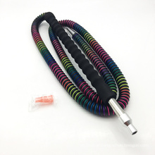 1.8m Black Acrylic Hookah Shisha Hose with Glass Mouthpiece (ES-HH-011-4)